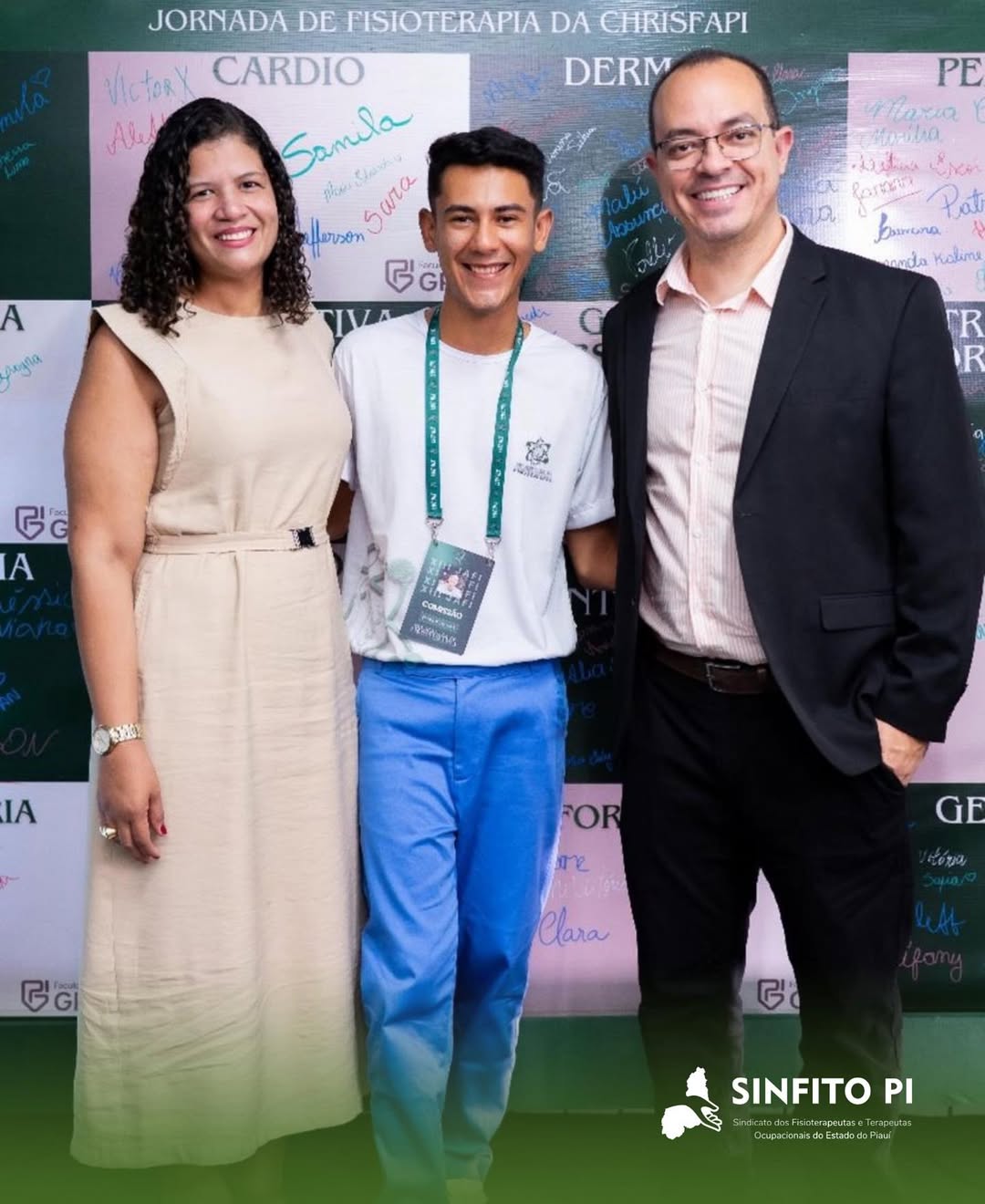 Representando o SINFITO-PI, a presidente Letícia Evangelista marcou presença na XIII Jornada de Fisioterapia em Piripiri–PI