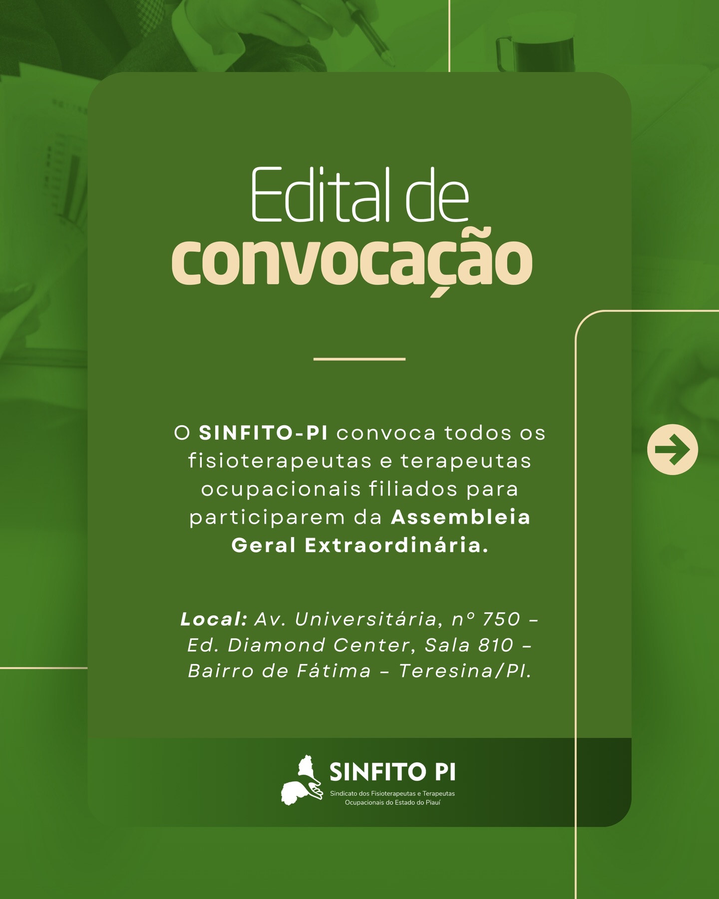 EDITAL DE CONVOCAÇÃO PARA ASSEMBLEIA GERAL EXTRAORDINÁRIA